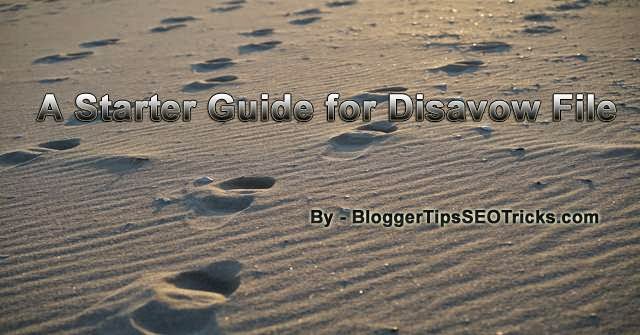 a guide to create a disavow file