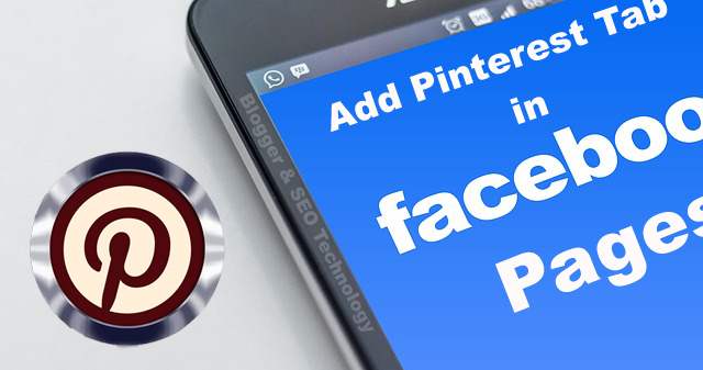 how to add pinterest tab in facebook page