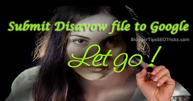 submit your disavow file to gmt