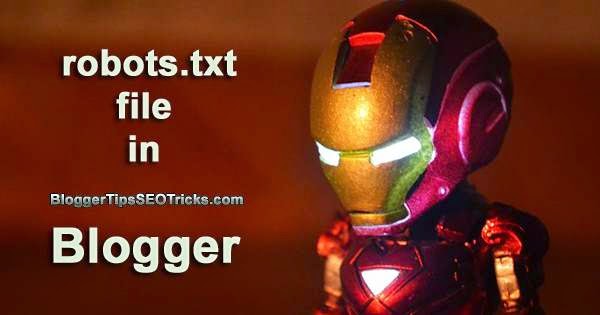 add custom robots.txt file in blogger
